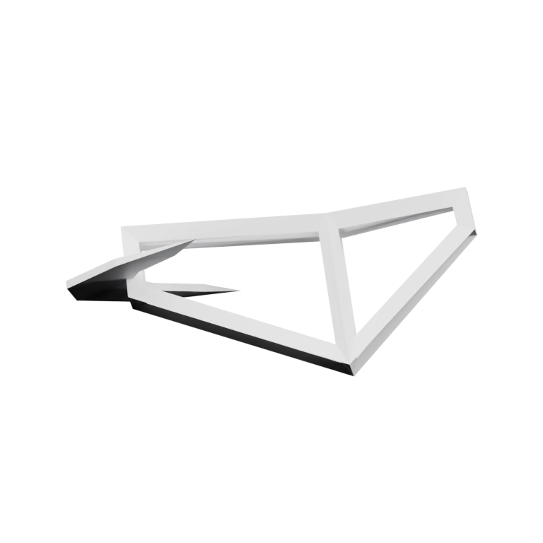 Структура из пересекающихся плоскостей и выступов