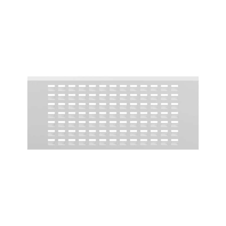 Прямоугольный элемент с рядами отверстий для крепления или прохода