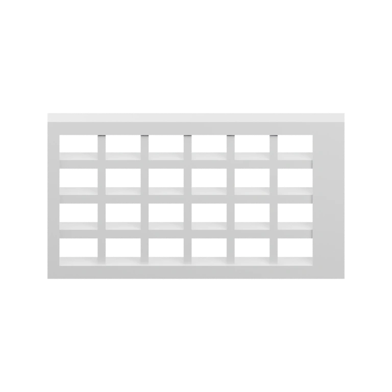 Прямоугольная конструкция с равномерно расположенными отверстиями