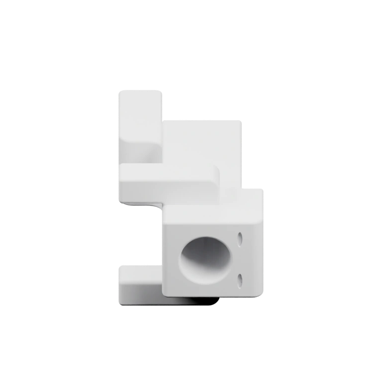 Устройство для фиксации кабеля с отверстиями и выступами