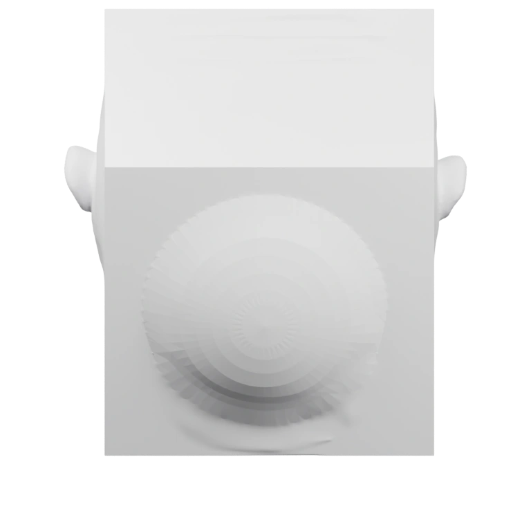 Круглая форма с центральным отверстием и выступами по краям