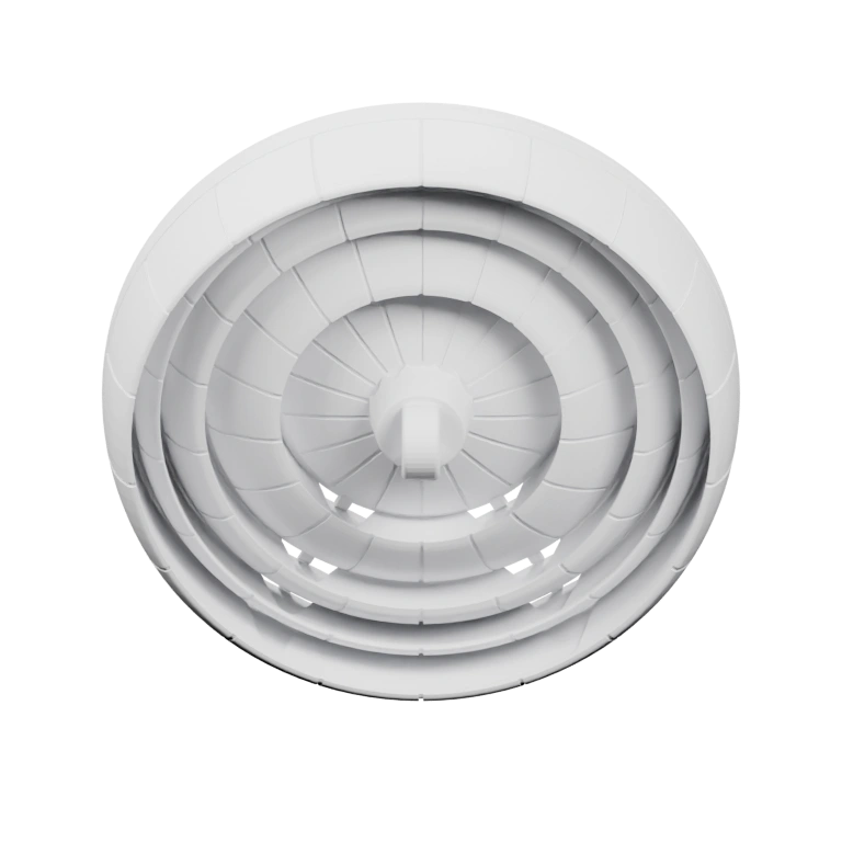 Круглая крышка с радиальными линиями и центральной частью