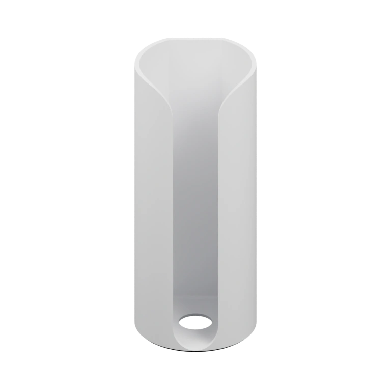 Цилиндрический предмет с отверстием для пакетов и вырезом сверху