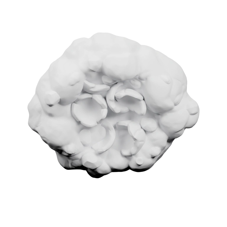 Круглая форма с волнистыми элементами