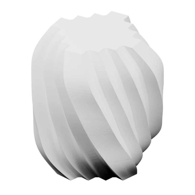 Форма с витыми линиями