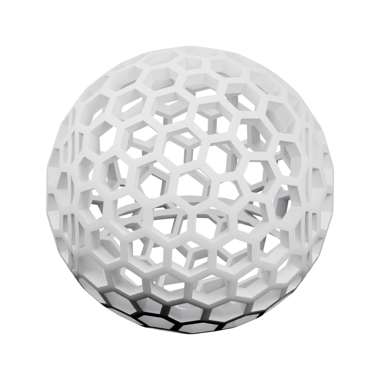 Шар с сотами