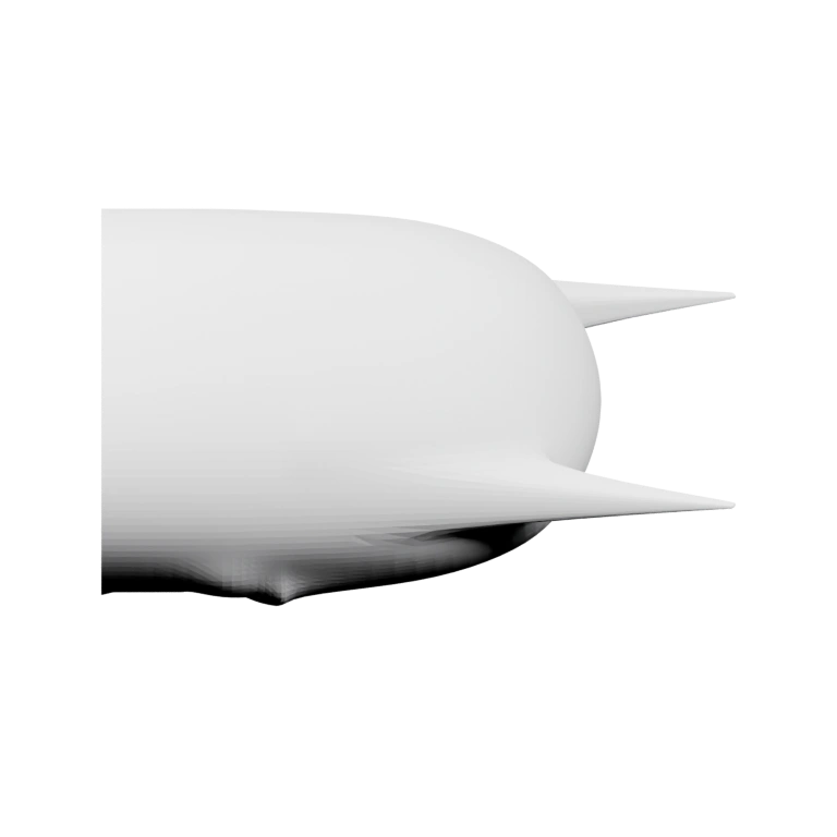 Геометрическая форма с выразительными ушами и округлым телом