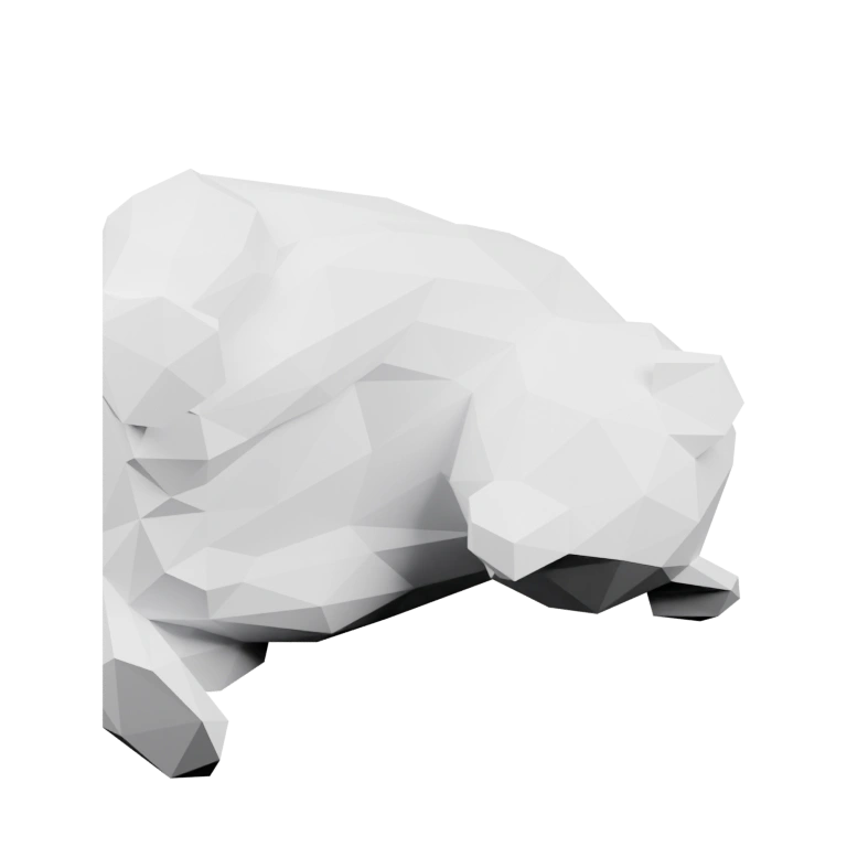 Узкий элемент с вырезами и креплением под углом