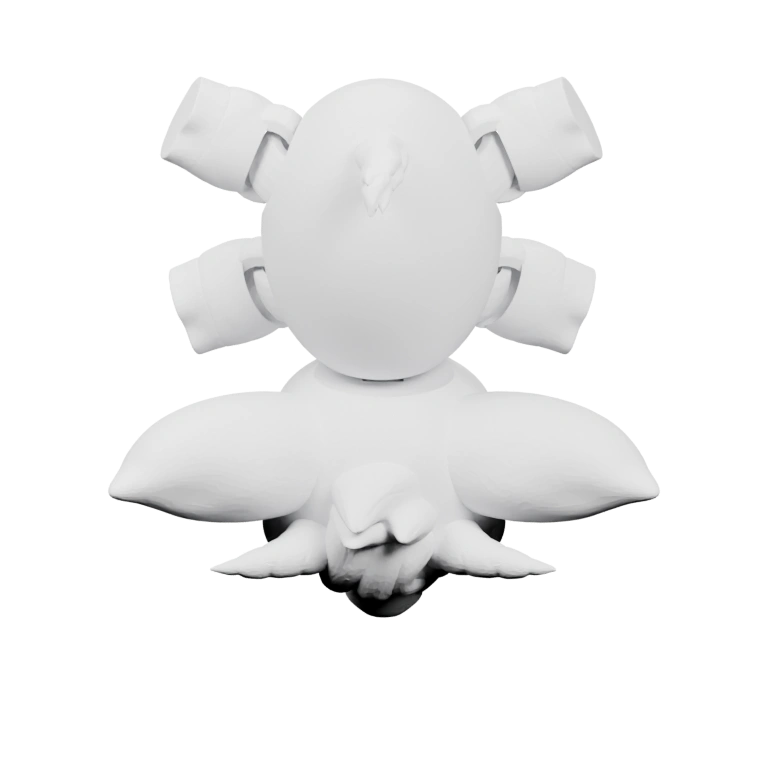 Фигурка в одежде с книгой и предметом в руках