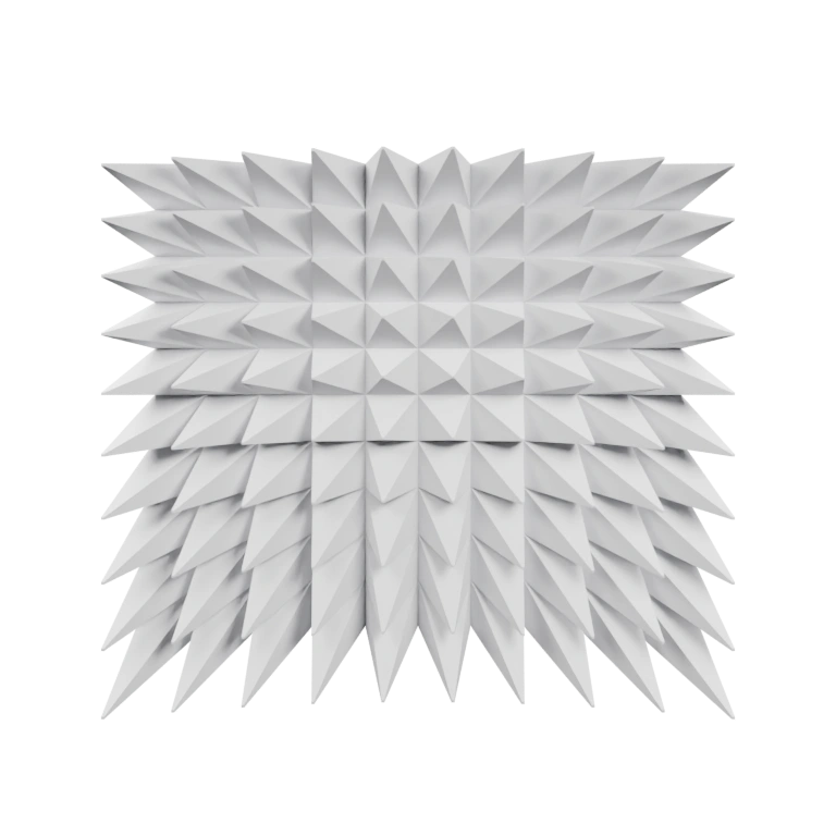 Изогнутая форма с вырезами и отверстием для крепления