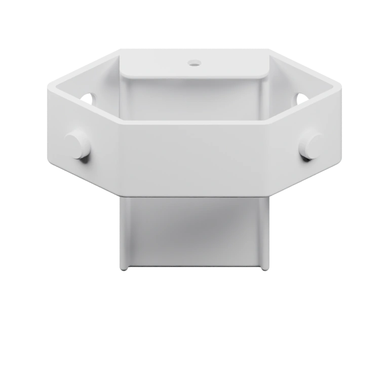 Прямоугольный корпус с отверстиями для камер и разъемов