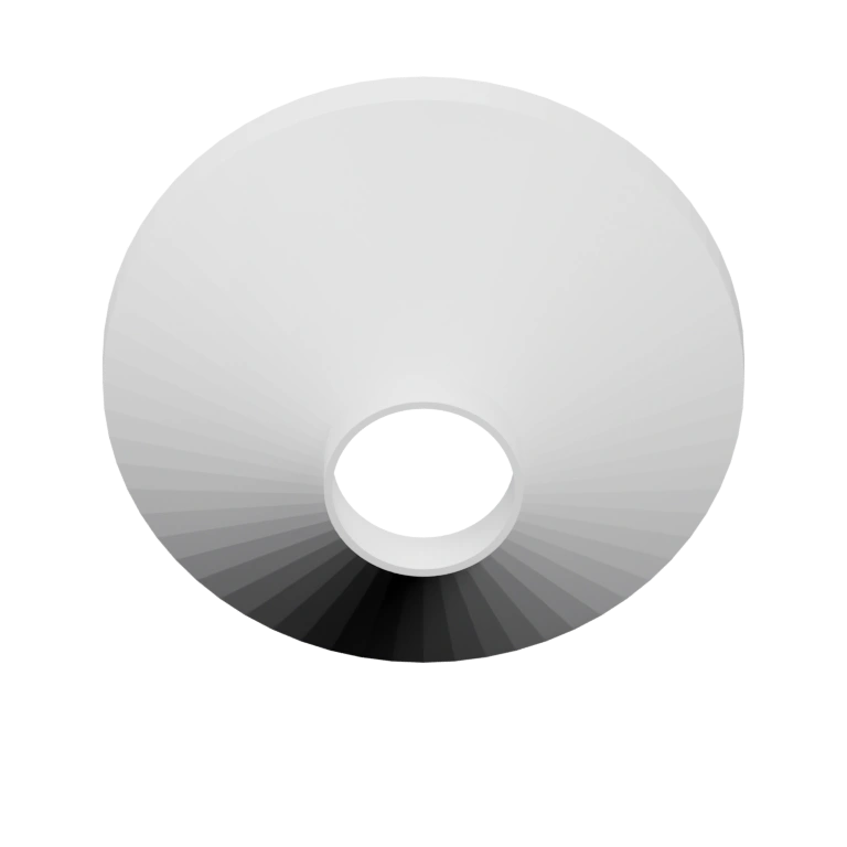 Круглая форма с отверстиями и текстурой поверхности