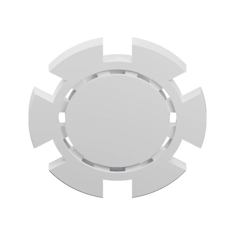 Плоская поверхность с радиальными линиями и треугольными элементами