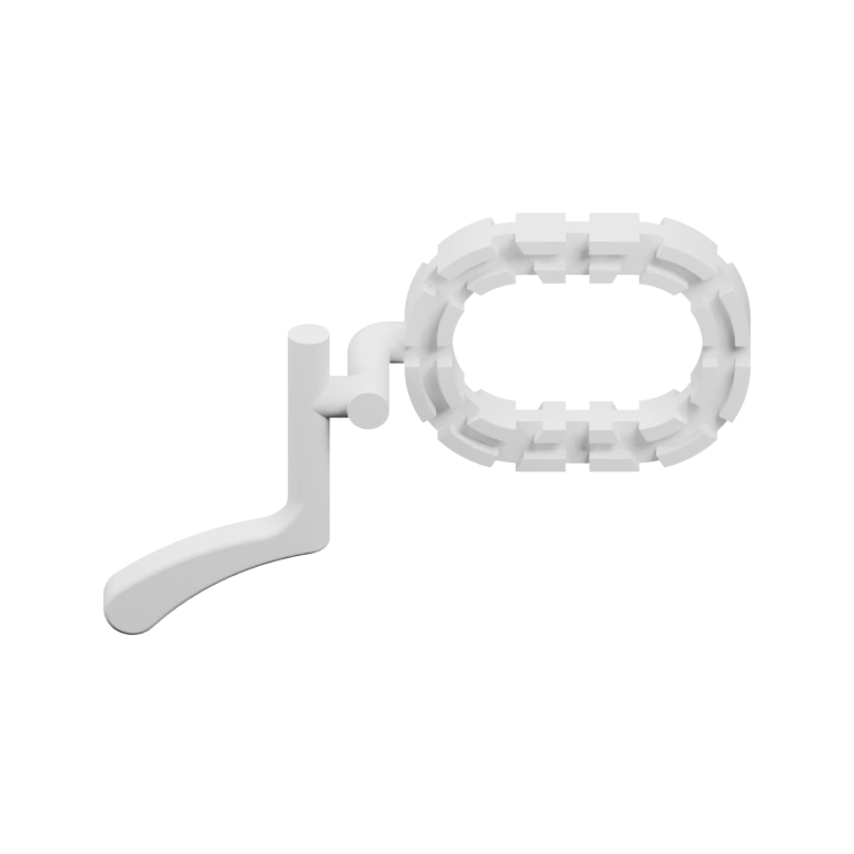 Узкая форма с основанием, верхняя часть закруглена