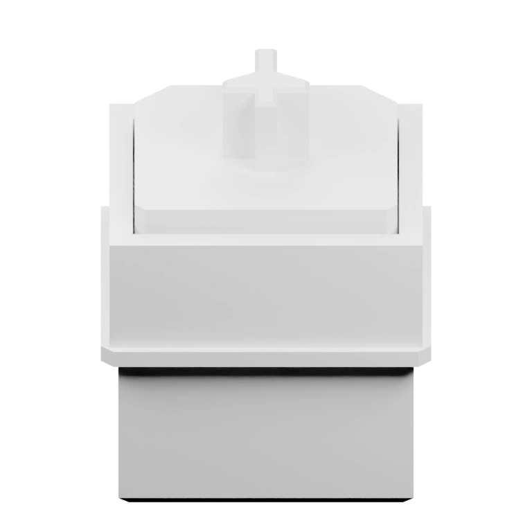 Круглая форма с отверстием и выемкой для установки