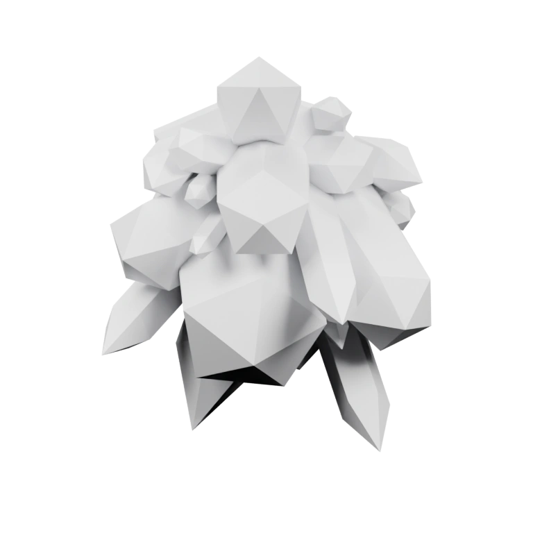 Геометрические элементы образуют сложную структуру с центральным отверстием