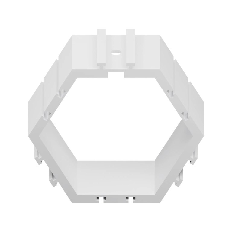 Шестигранная форма с отверстием и выступами