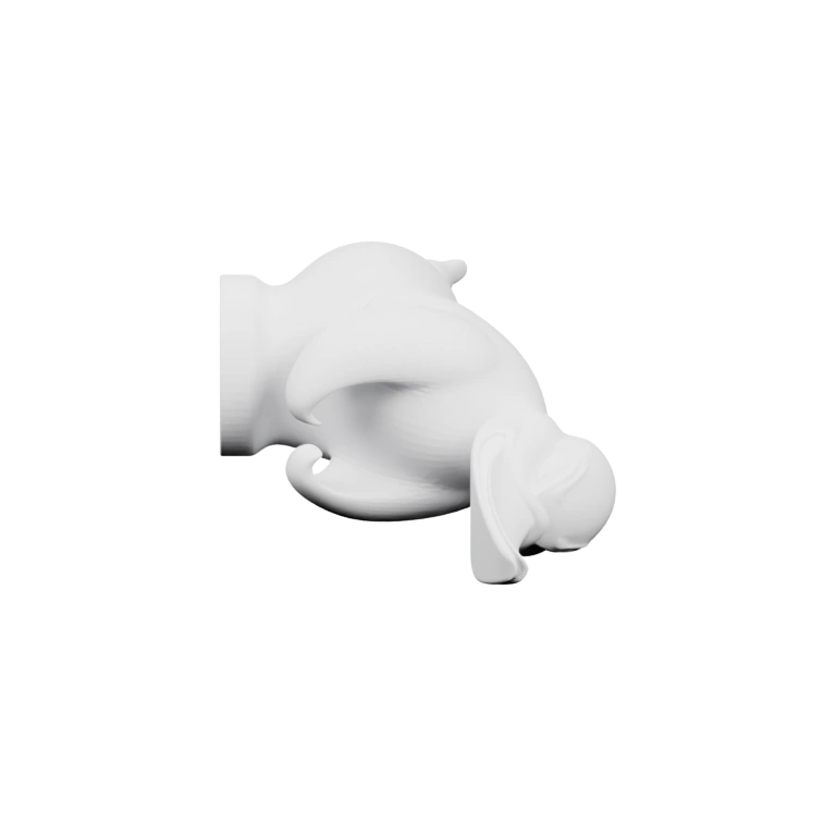 Узкая конструкция с выступами для крепления и поддержки