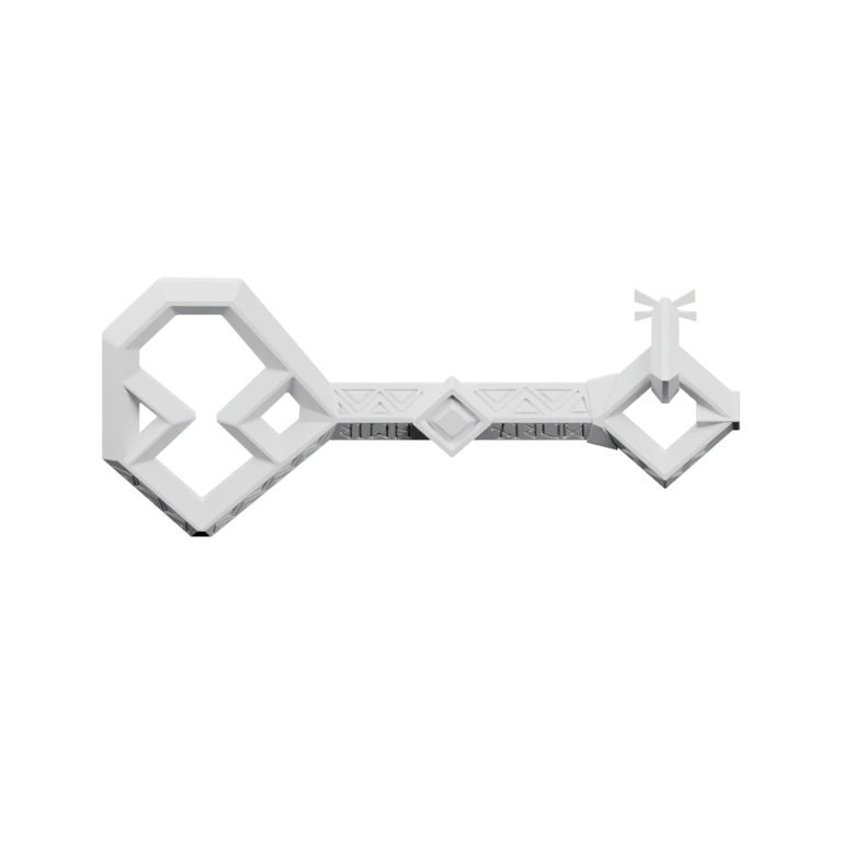 Сложная геометрическая форма с отверстиями и выступами