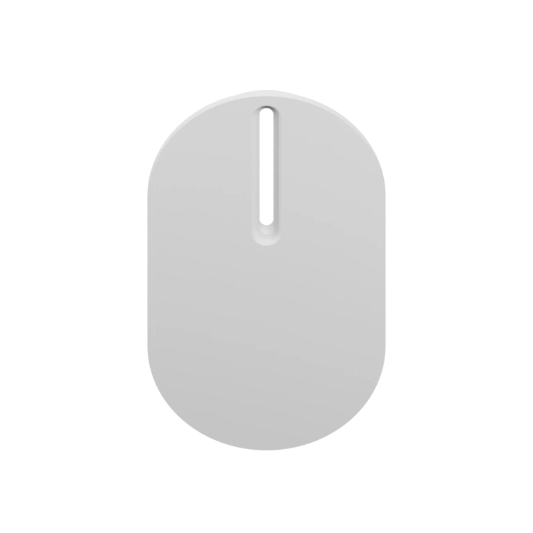 Круглое отверстие в центре, боковые ребра для крепления