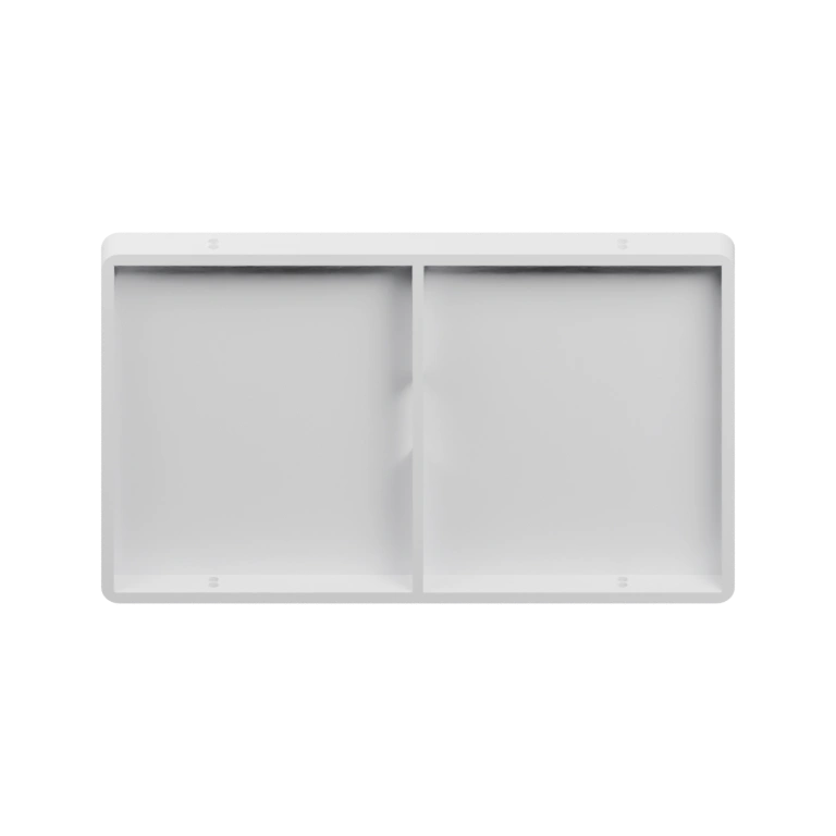 Два одинаковых элемента с круглыми верхними частями и прямоугольными основаниями