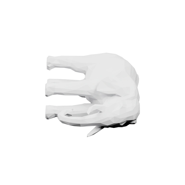 Верхняя часть с двумя частями и рельефными шипами по краю