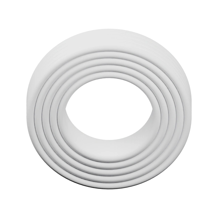 Витковая конструкция, уложена в круглую форму, симметрично расположена