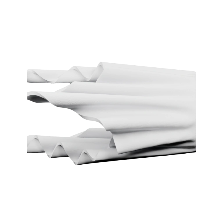 Круглая форма с тканью, ниспадающей вниз, с открытым центром