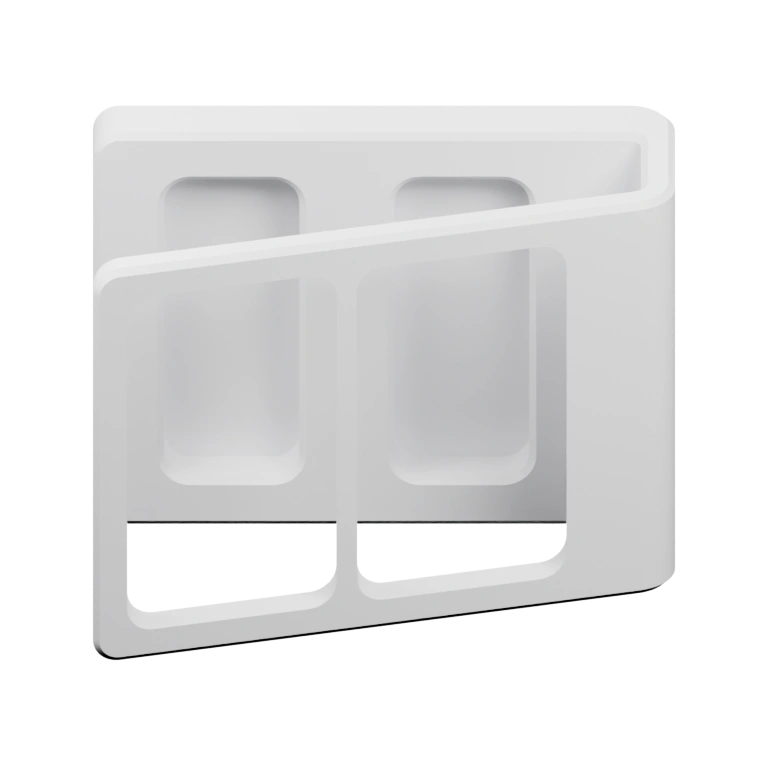 Украшенная рамка с вырезами и узорами, с внутренним отверстием