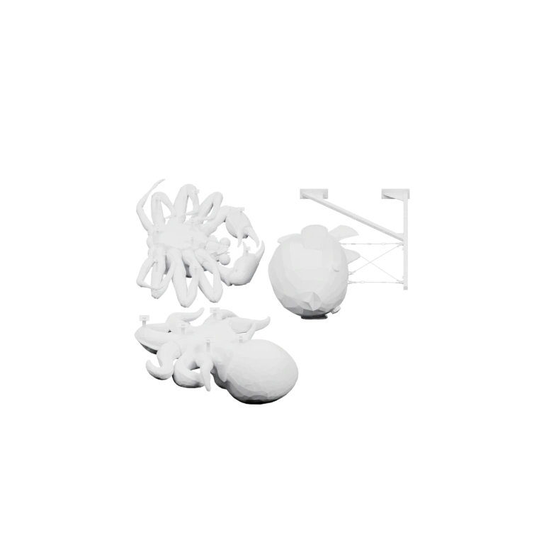 Сложная геометрия с пересекающимися элементами