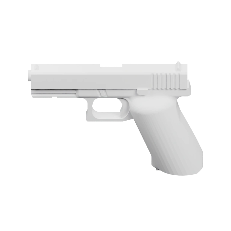 Антропоморфная форма с механическими элементами и выраженным лицом