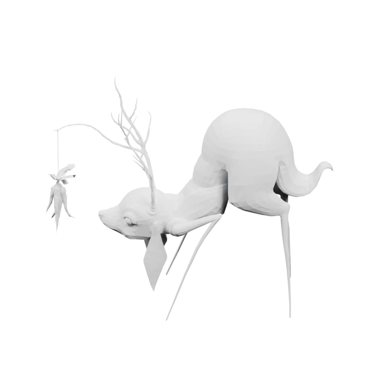 Сложная форма с множеством выступов и отверстий