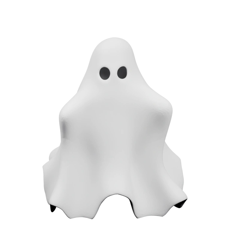 Существо с ветвями в горшке, вращающееся в разных ракурсах