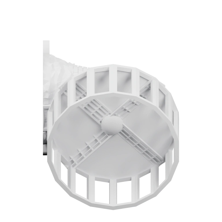 Фигурка с круглым телом, в костюме, с руками на груди