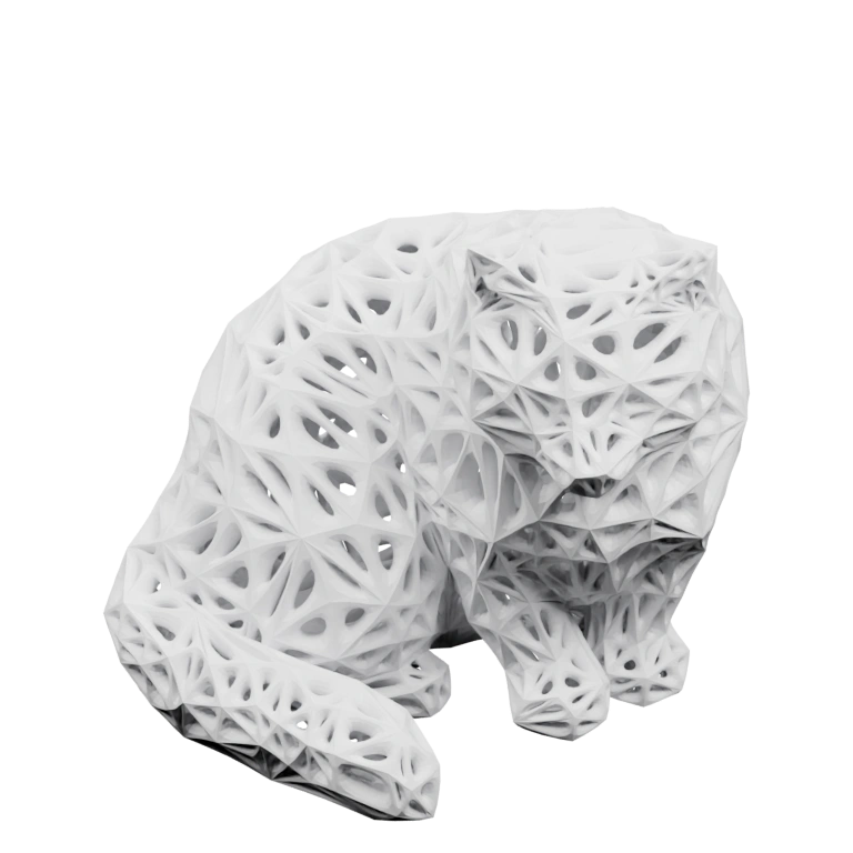 Внутри яйца виден маленький существенный образ с рогами и крыльями