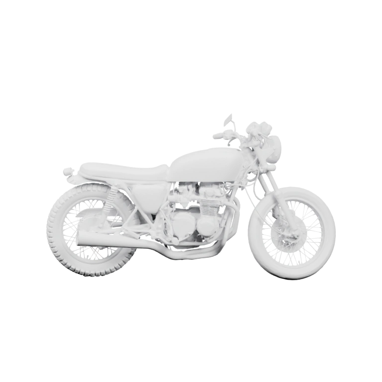 Выразительная голова с характерными чертами и деталями лица