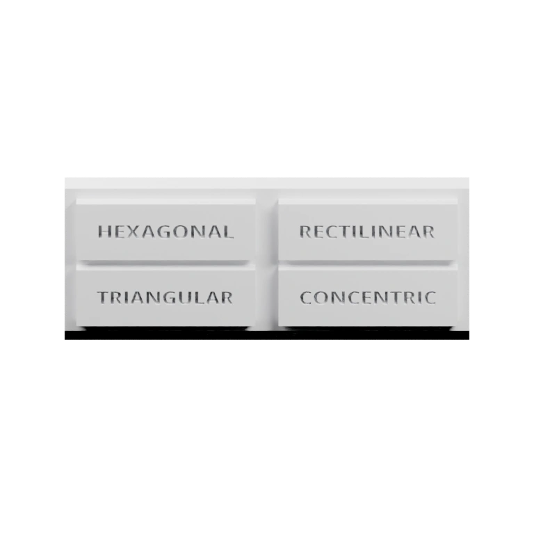 Прямоугольная панель с кнопками для выбора различных значений