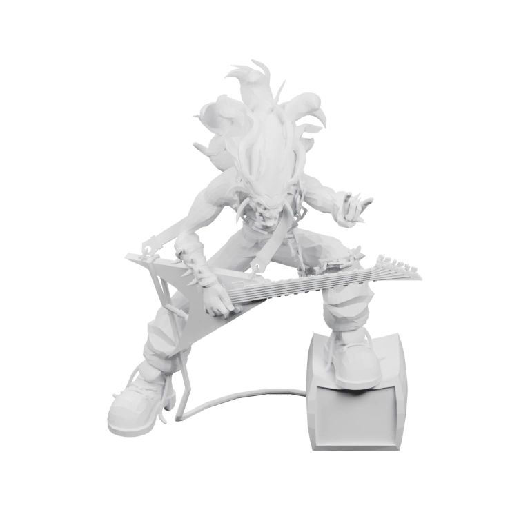 Маленькая симпатичная фигурка с круглыми ушами и носом