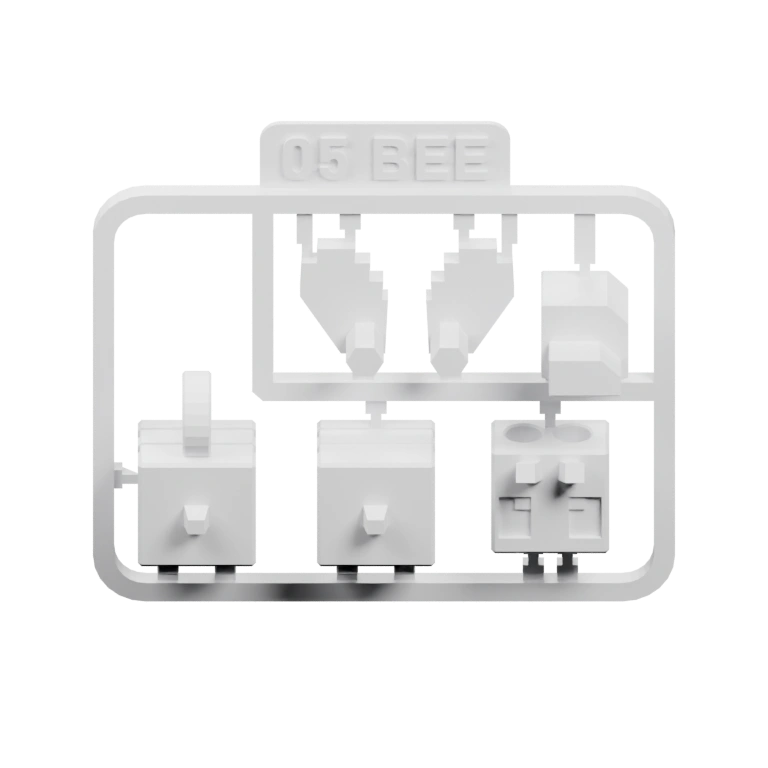 Форма с отверстиями и вырезами для деталей