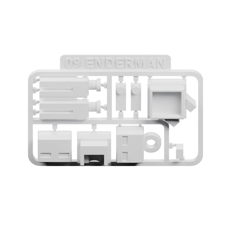 Структурированная форма с вырезами и отверстиями для крепления