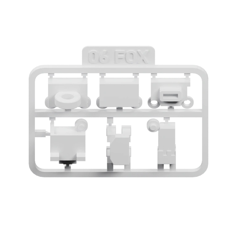 Прямоугольная форма с вырезами и надписью на верхней части