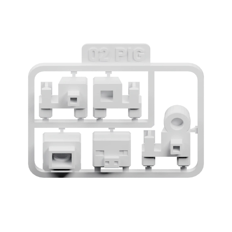 Прямоугольная форма с вырезами и надписью на верхней части