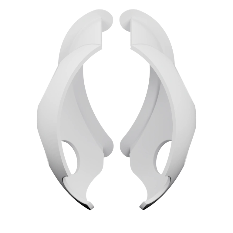 Округлая форма с выступами и круглыми отметинами