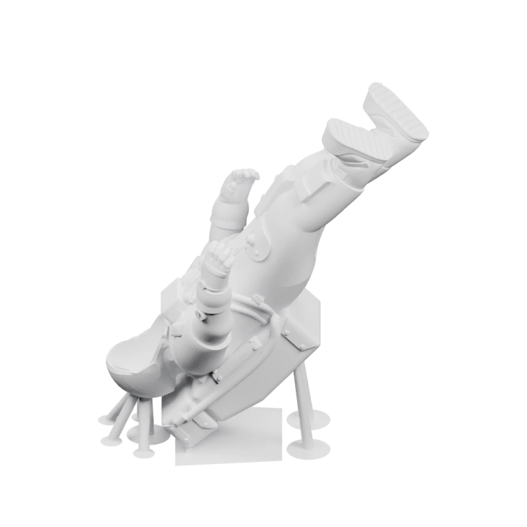 Симметричные крылья с вырезами и гладкой поверхностью