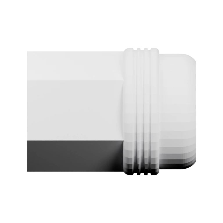 Прямоугольный элемент с выступом и петлями для крепления