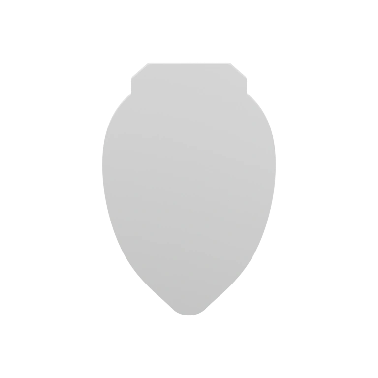 Изогнутая форма с основанием и небольшими отметинами