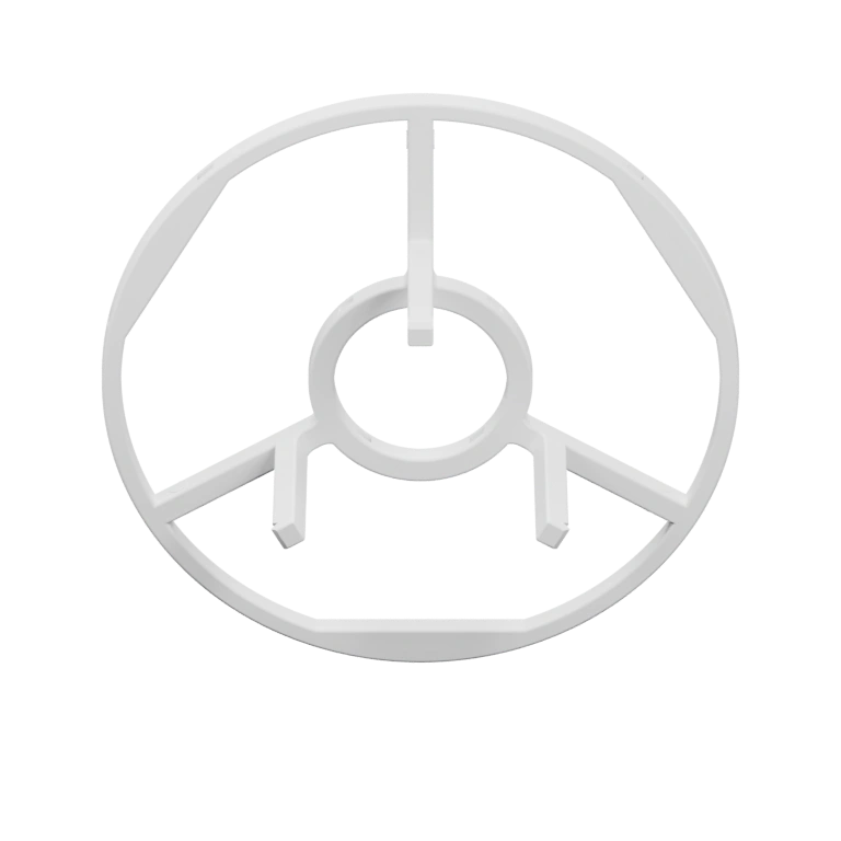 Круглая конструкция с центральным отверстием и радиальными вырезами