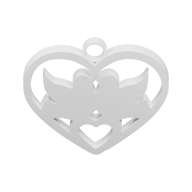 Плоская круглая деталь с отверстием и выгравировкой