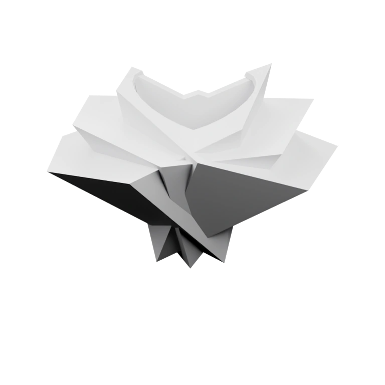 Симметричная конструкция с отверстием и выступами