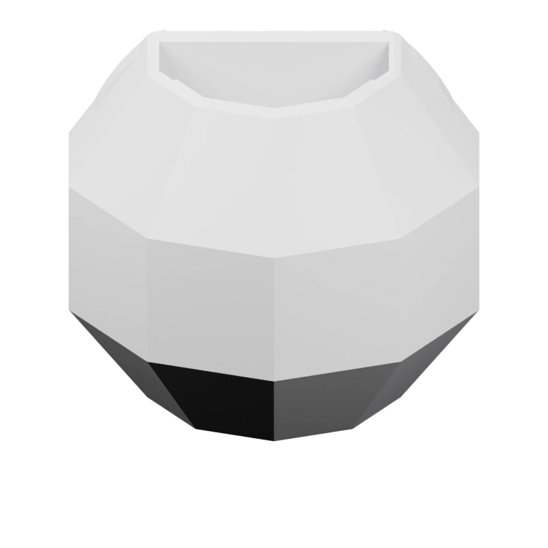 Симметричная форма с отверстиями и выступами